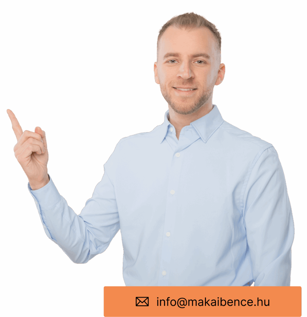 Makai Bence webdesigner, aki a közös munka felé invitál